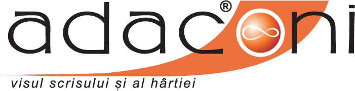 Adaconi - visul scrisului și al hârtiei logo
